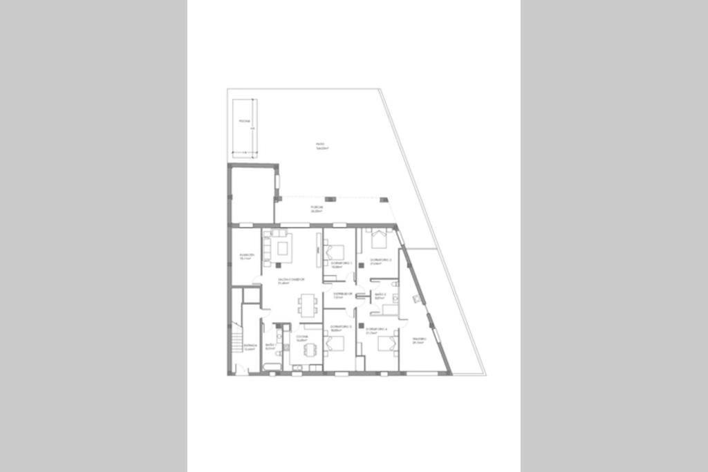 Apartamentos Nayda Gran Casa Con Piscina メリダ エクステリア 写真